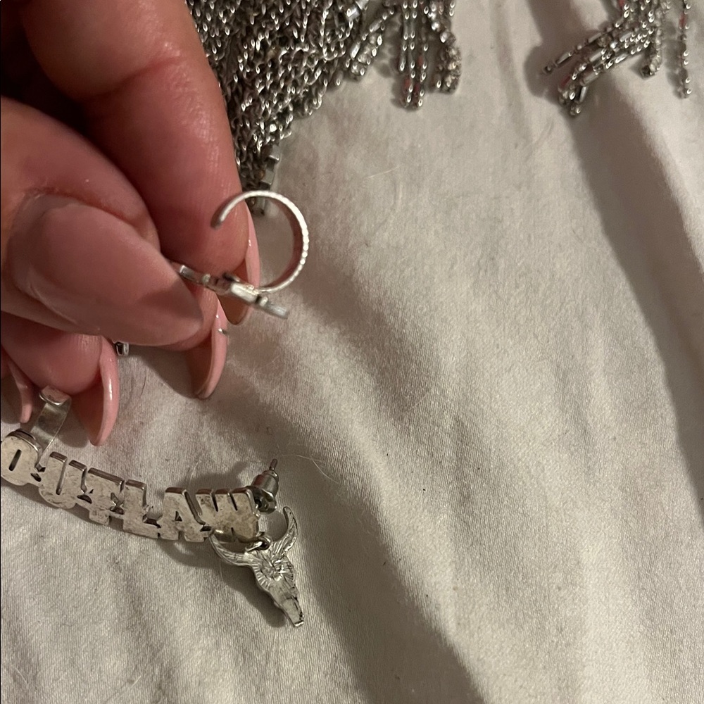 Idyllwind Silver Star and Fringe Western Earrings Set - Picture 9 of 9